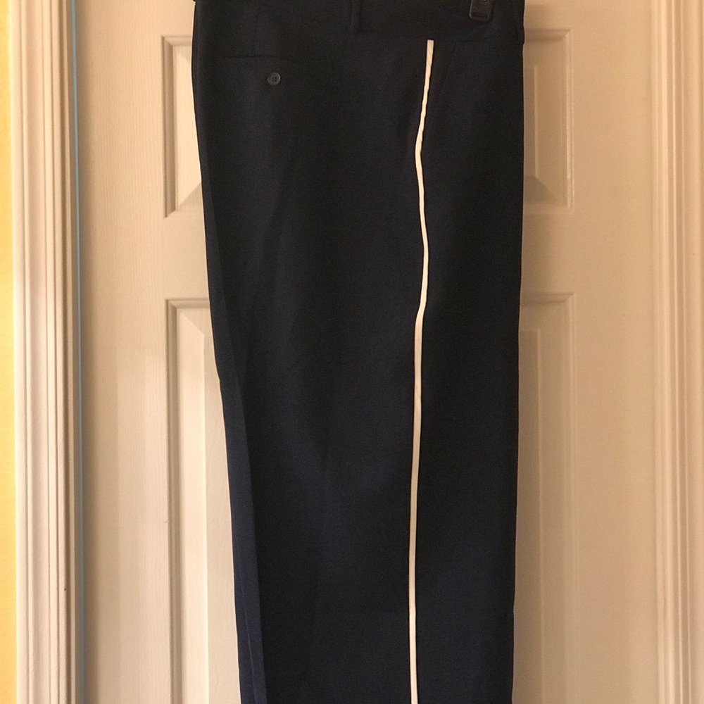 Contrast Trim Cropped Pant